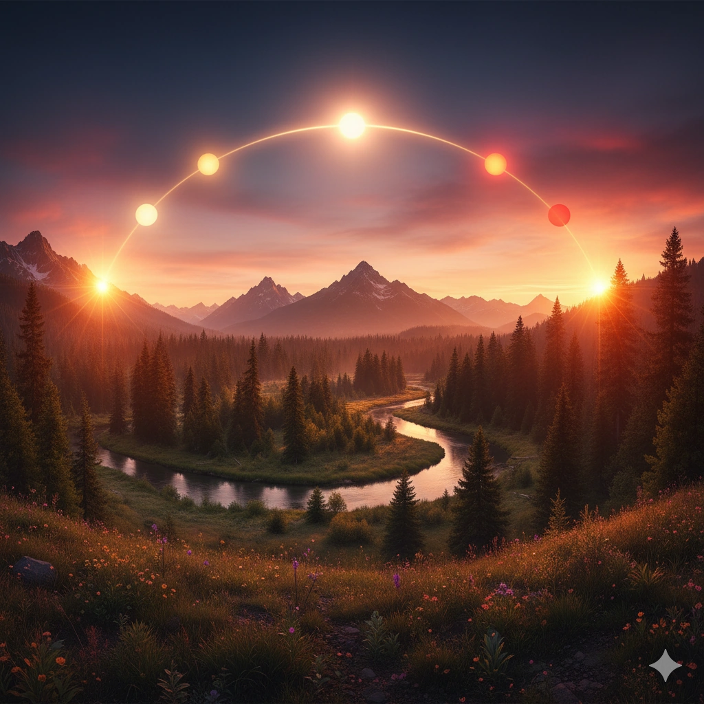 Voyage quotidien du Soleil