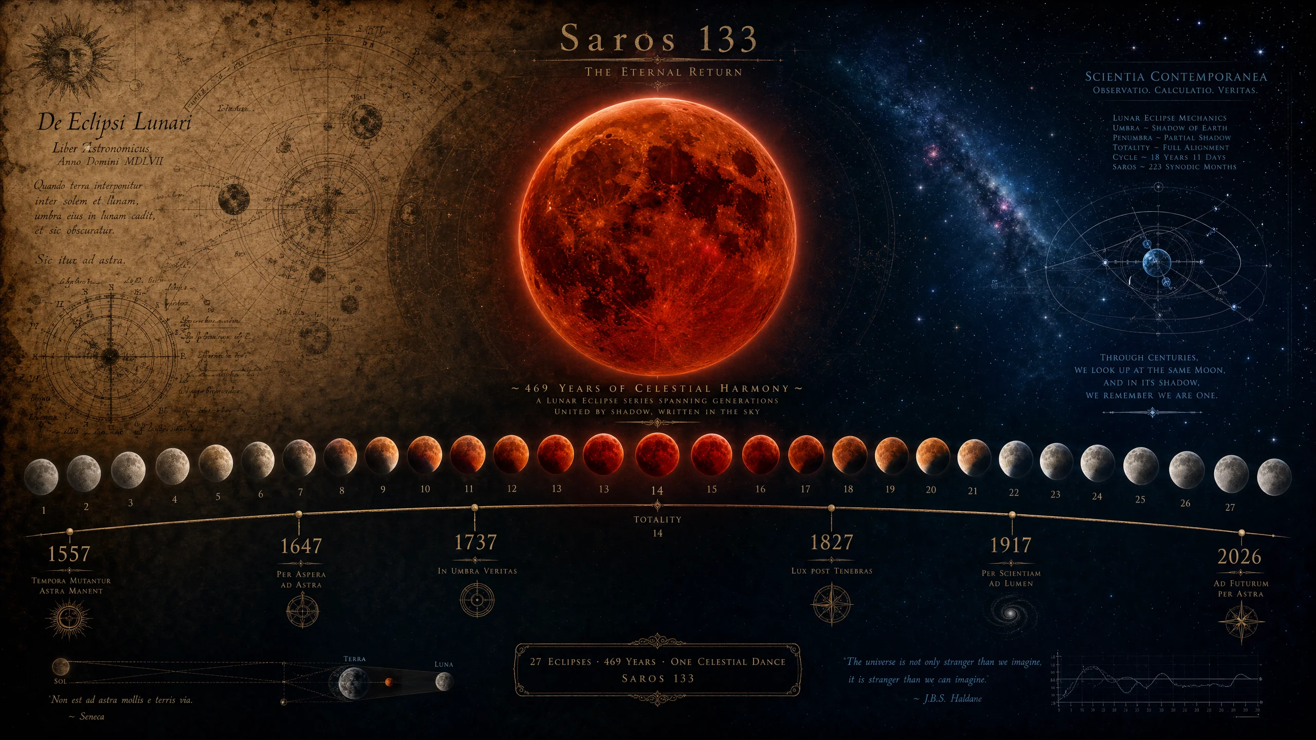 Série Saros 133 — Éclipses Lunaires